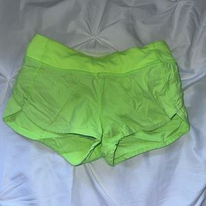 NEON GREEN IVIVVA SHORTS SIZE 10